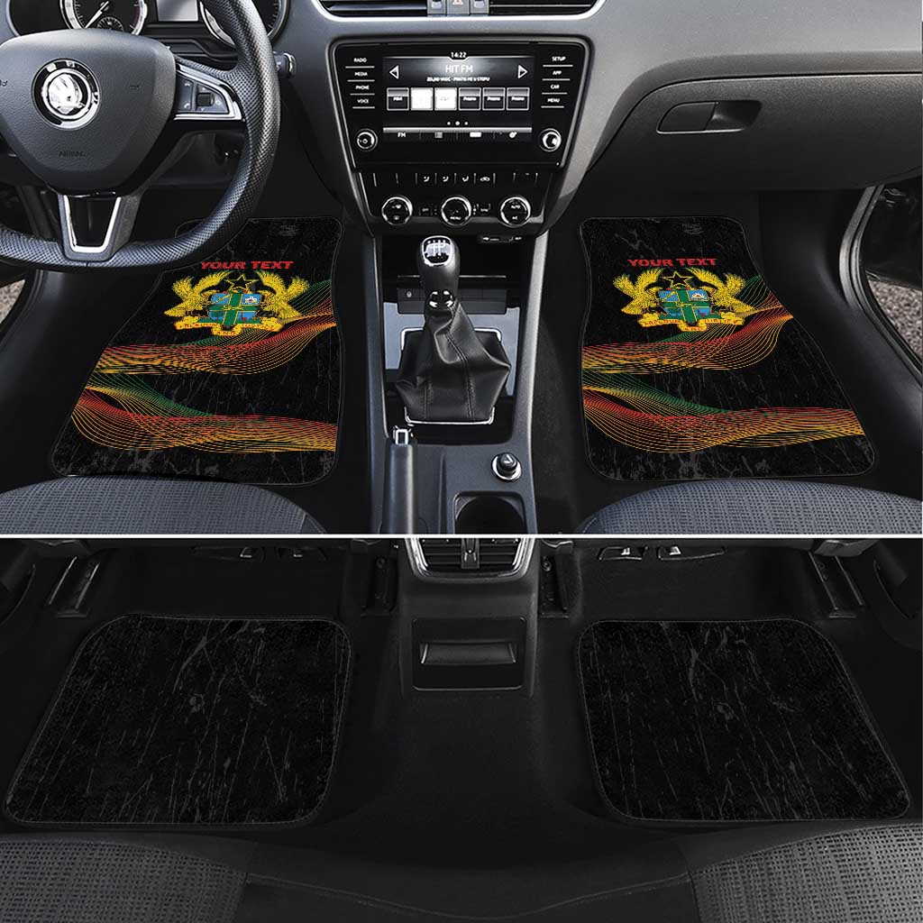 Personalized Ghana Black History Month Car Mats Live It Learn It Make It - African Pride