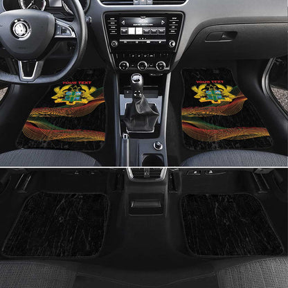 Personalized Ghana Black History Month Car Mats Live It Learn It Make It - African Pride