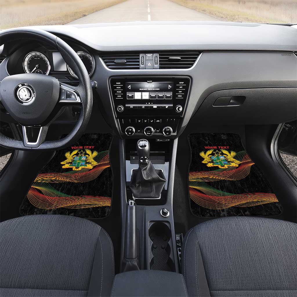 Personalized Ghana Black History Month Car Mats Live It Learn It Make It - African Pride