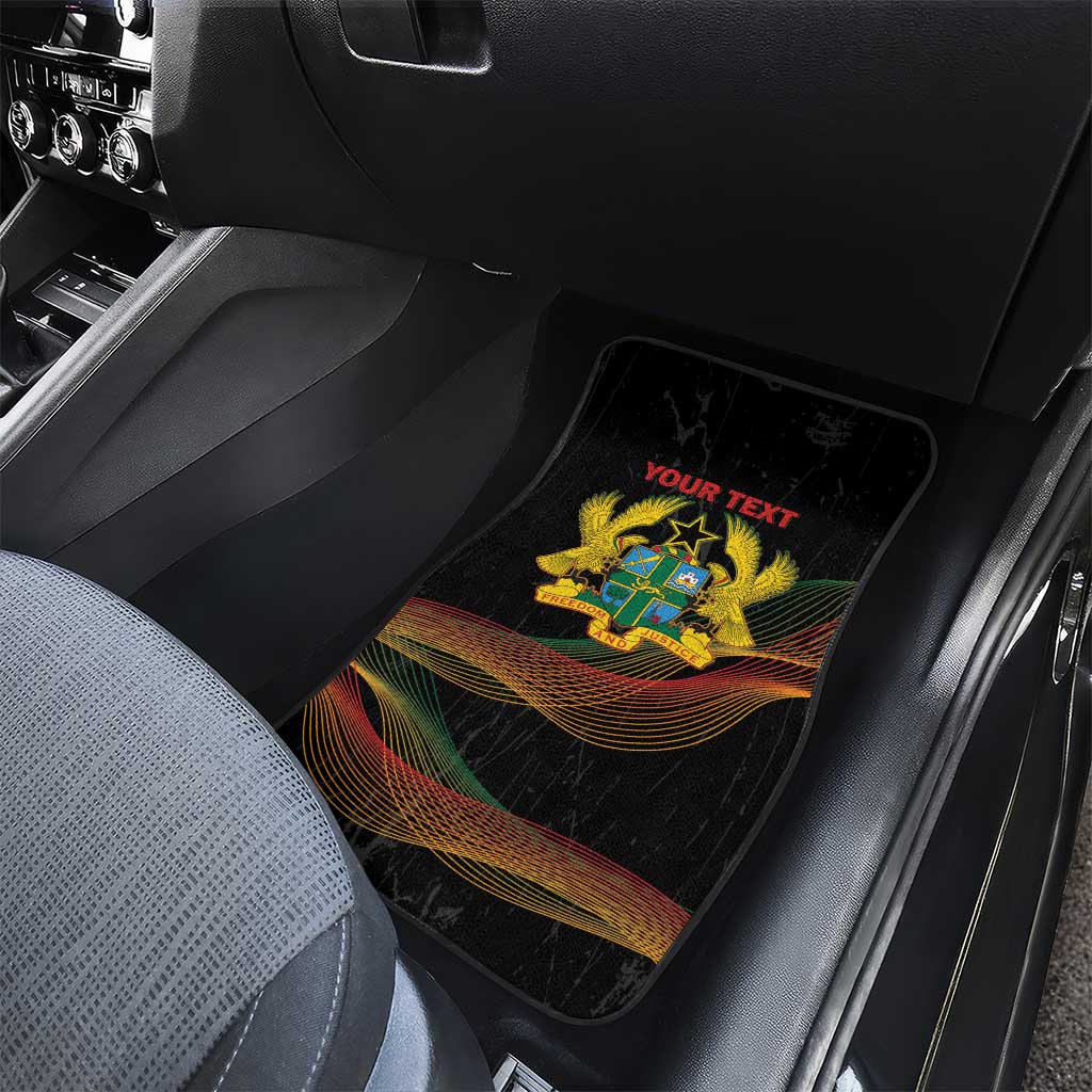 Personalized Ghana Black History Month Car Mats Live It Learn It Make It - African Pride