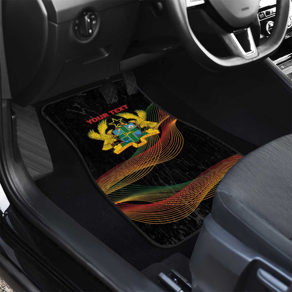 Personalized Ghana Black History Month Car Mats Live It Learn It Make It - African Pride