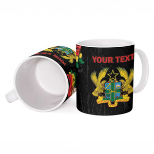 Personalized Ghana Black History Month Ceramic Mug Live It Learn It Make It - African Pride