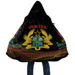 Personalized Ghana Black History Month Cloak Live It Learn It Make It - African Pride