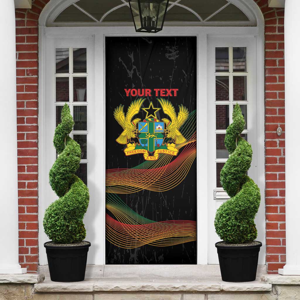 Personalized Ghana Black History Month Door Cover Live It Learn It Make It - African Pride
