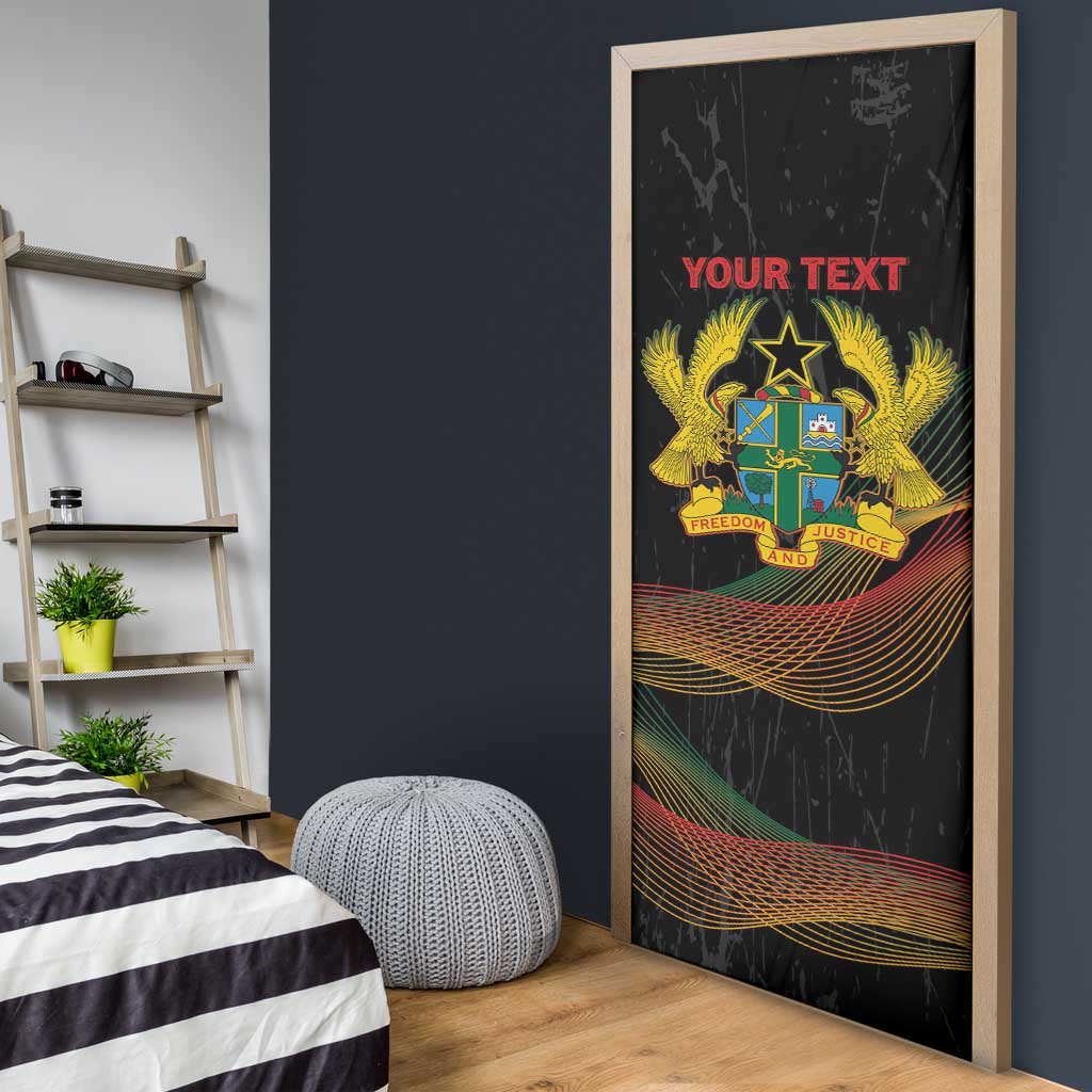 Personalized Ghana Black History Month Door Cover Live It Learn It Make It - African Pride