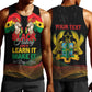 Personalized Ghana Black History Month Men Tank Top Live It Learn It Make It - African Pride