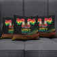 Ghana Black History Month Pillow Cover Live It Learn It Make It - African Pride