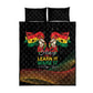 Ghana Black History Month Quilt Bed Set Live It Learn It Make It - African Pride