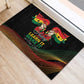 Ghana Black History Month Rubber Doormat Live It Learn It Make It - African Pride
