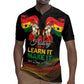 Personalized Ghana Black History Month Rugby Jersey Live It Learn It Make It - African Pride