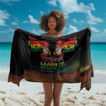 Ghana Black History Month Sarong Live It Learn It Make It - African Pride