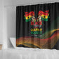 Ghana Black History Month Shower Curtain Live It Learn It Make It - African Pride
