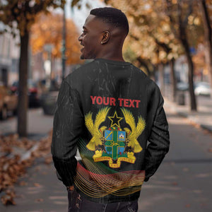 Personalized Ghana Black History Month Sweatshirt Live It Learn It Make It - African Pride
