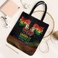 Ghana Black History Month Tote Bag Live It Learn It Make It - African Pride