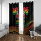 Ghana Black History Month Window Curtain Live It Learn It Make It - African Pride