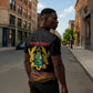 Personalized Ghana Black History Month Zipper Polo Shirt Live It Learn It Make It - African Pride