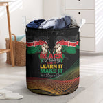 Kenya Black History Month Laundry Basket Live It Learn It Make It - African Pride