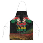 Kenya Black History Month Apron Live It Learn It Make It - African Pride