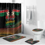 Kenya Black History Month Bathroom Set Live It Learn It Make It - African Pride