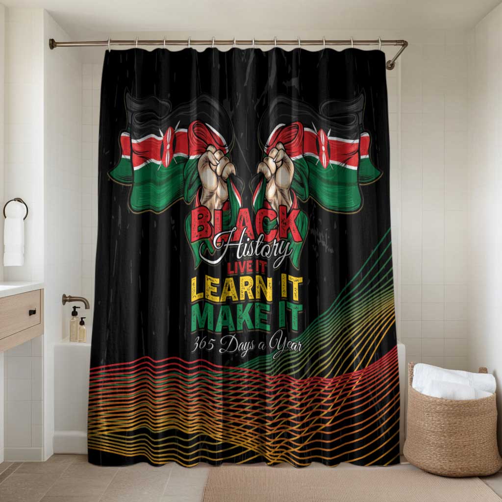 Kenya Black History Month Bathroom Set Live It Learn It Make It - African Pride