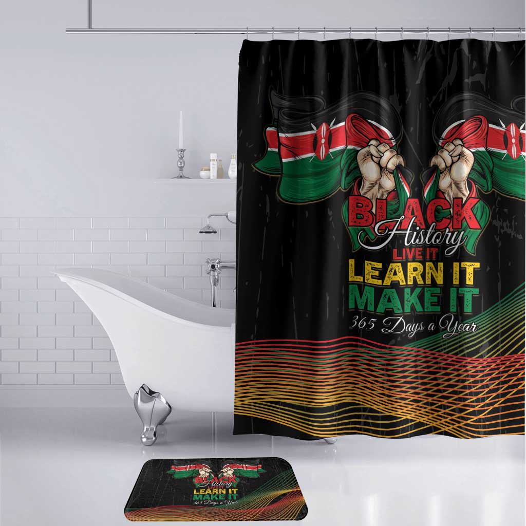 Kenya Black History Month Bathroom Set Live It Learn It Make It - African Pride