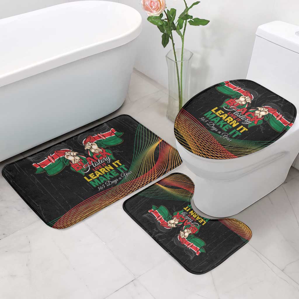 Kenya Black History Month Bathroom Set Live It Learn It Make It - African Pride