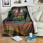 Kenya Black History Month Blanket Live It Learn It Make It - African Pride