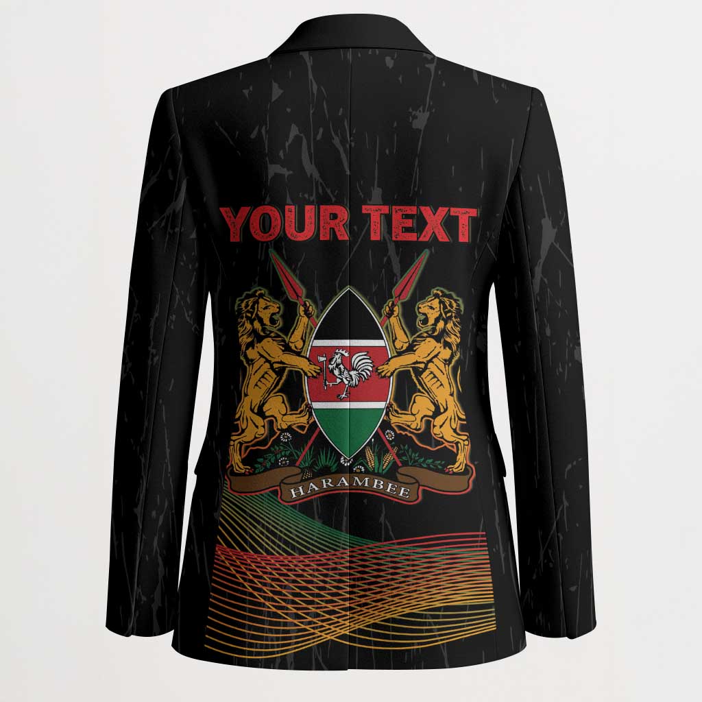 Personalized Kenya Black History Month Blazer Live It Learn It Make It - African Pride