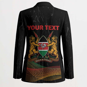 Personalized Kenya Black History Month Blazer Live It Learn It Make It - African Pride