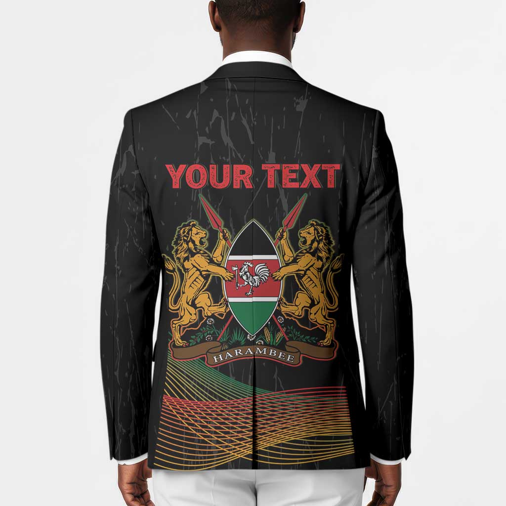 Personalized Kenya Black History Month Blazer Live It Learn It Make It - African Pride