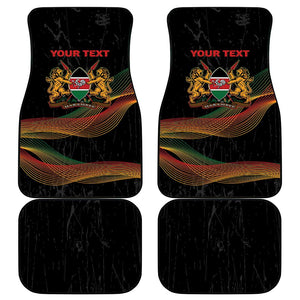 Personalized Kenya Black History Month Car Mats Live It Learn It Make It - African Pride