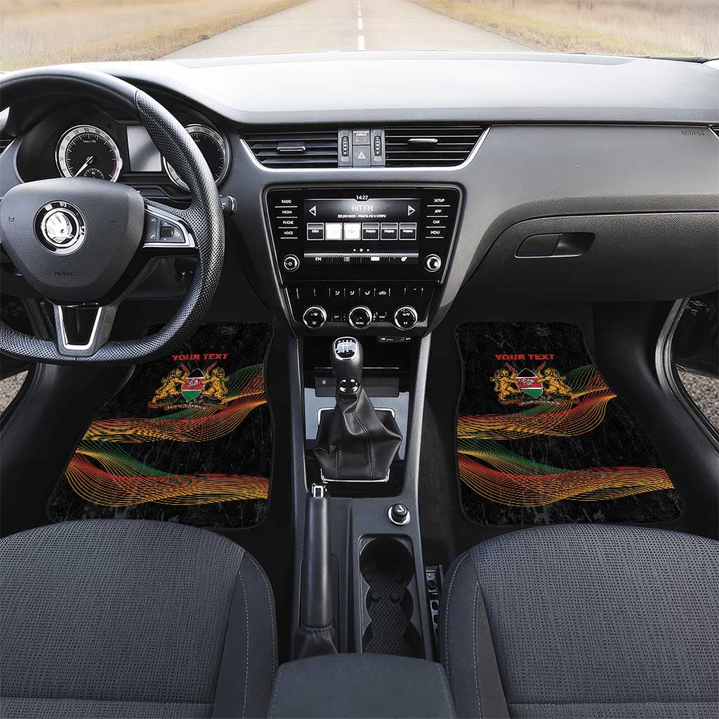 Personalized Kenya Black History Month Car Mats Live It Learn It Make It - African Pride