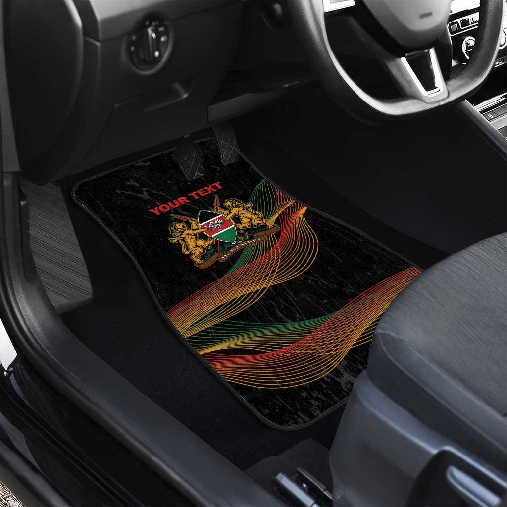 Personalized Kenya Black History Month Car Mats Live It Learn It Make It - African Pride