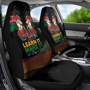 Kenya Black History Month Car Seat Cover Live It Learn It Make It - African Pride