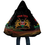 Personalized Kenya Black History Month Cloak Live It Learn It Make It - African Pride
