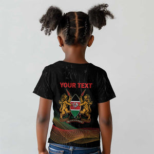 Personalized Kenya Black History Month Kid T shirt Live It Learn It Make It - African Pride