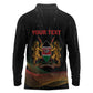 Personalized Kenya Black History Month Long Sleeve Polo Shirt Live It Learn It Make It - African Pride