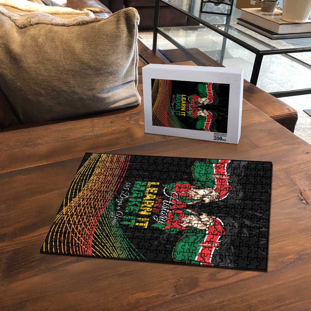 Kenya Black History Month Puzzle Live It Learn It Make It - African Pride