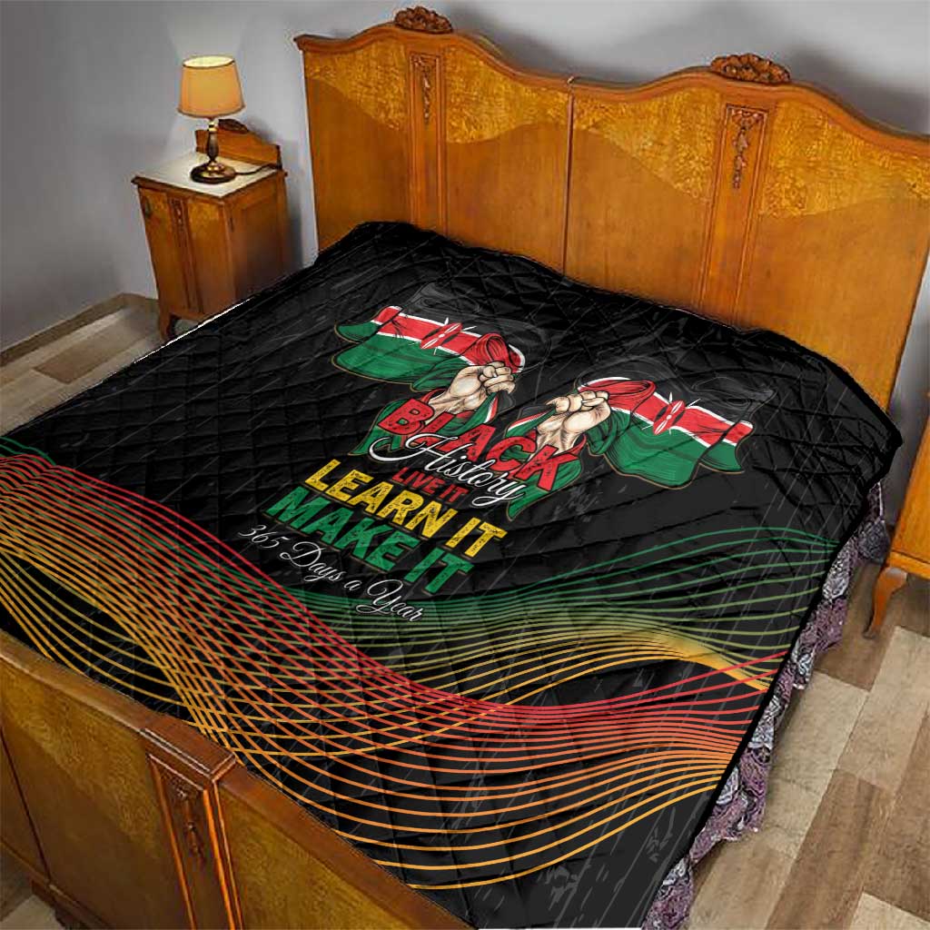 Kenya Black History Month Quilt Live It Learn It Make It - African Pride