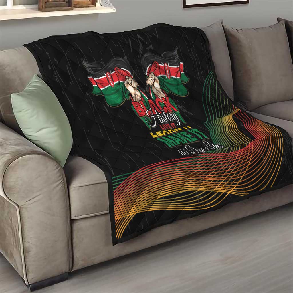 Kenya Black History Month Quilt Live It Learn It Make It - African Pride