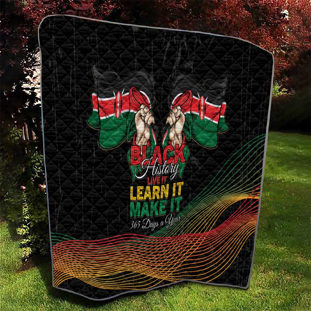Kenya Black History Month Quilt Live It Learn It Make It - African Pride