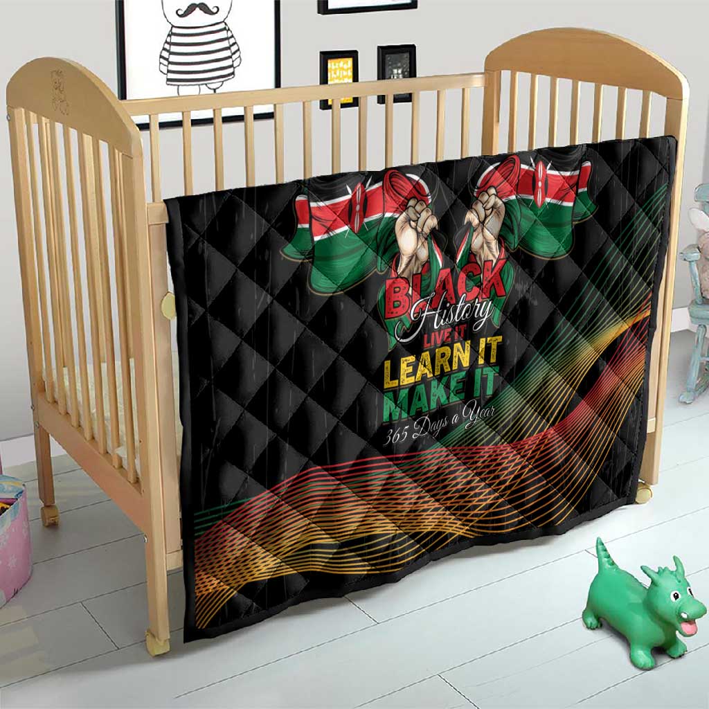 Kenya Black History Month Quilt Live It Learn It Make It - African Pride
