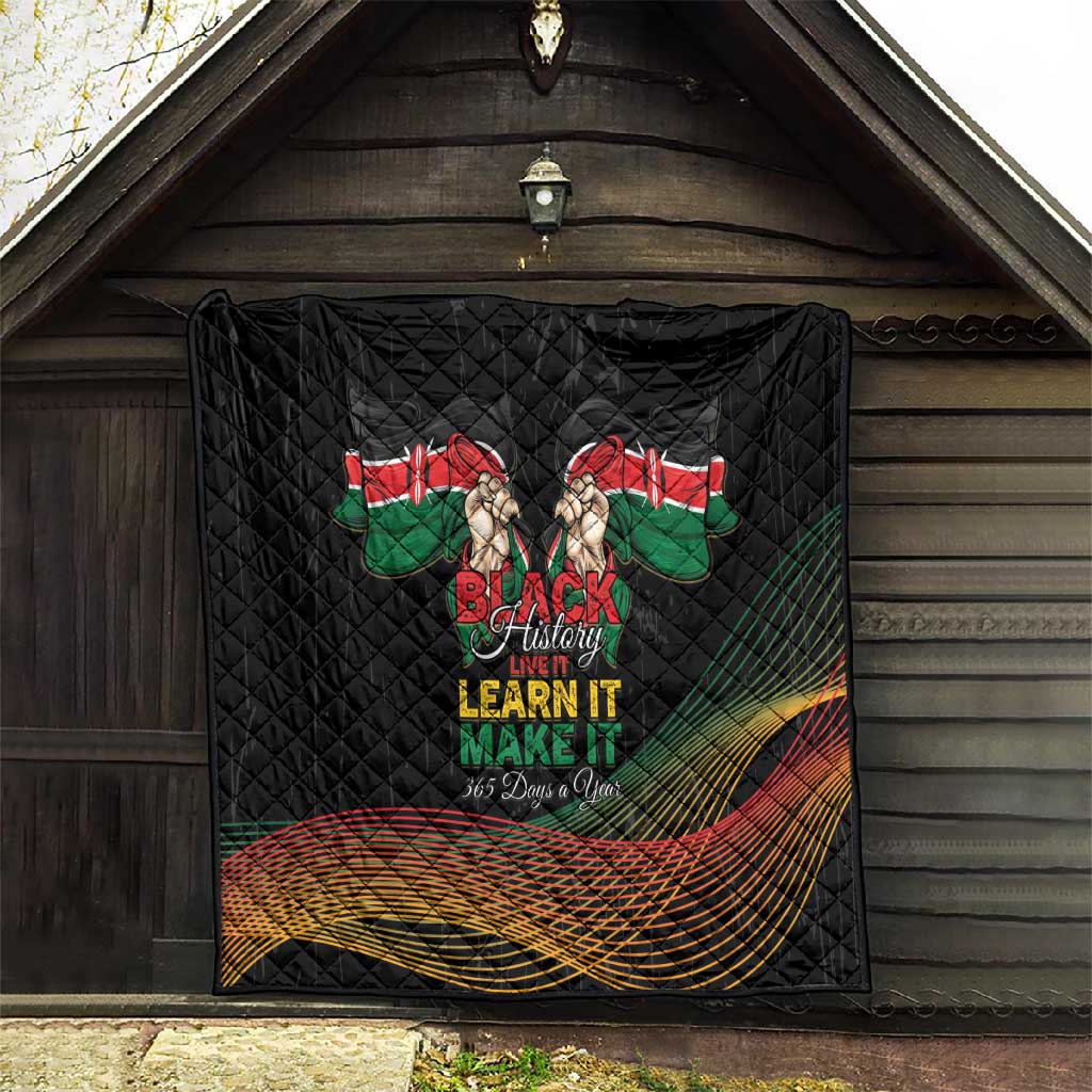 Kenya Black History Month Quilt Live It Learn It Make It - African Pride