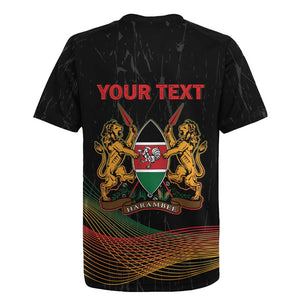 Personalized Kenya Black History Month Rugby Jersey Live It Learn It Make It - African Pride