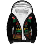 Personalized Kenya Black History Month Sherpa Hoodie Live It Learn It Make It - African Pride