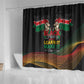 Kenya Black History Month Shower Curtain Live It Learn It Make It - African Pride