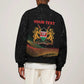 Personalized Kenya Black History Month Sleeve Zip Bomber Jacket Live It Learn It Make It - African Pride