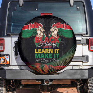 Kenya Black History Month Spare Tire Cover Live It Learn It Make It - African Pride