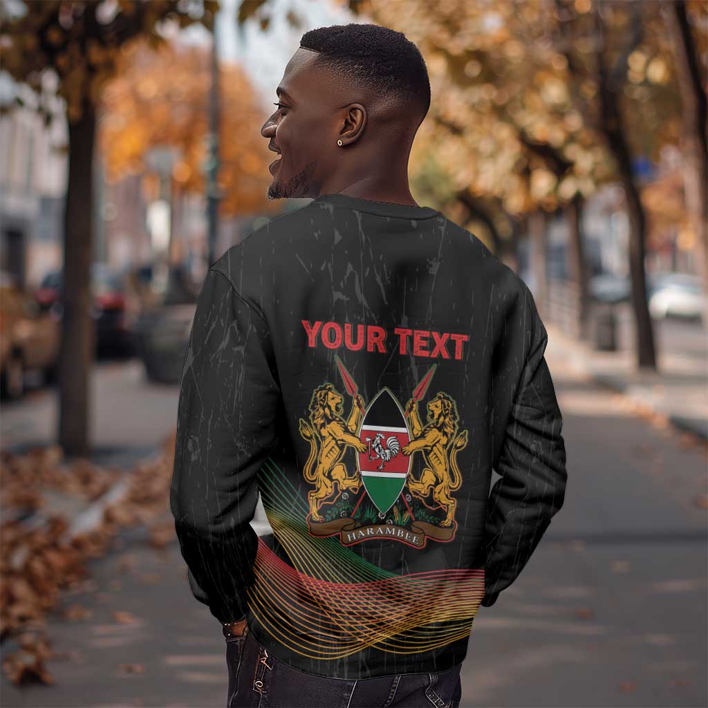 Personalized Kenya Black History Month Sweatshirt Live It Learn It Make It - African Pride