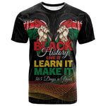 Personalized Kenya Black History Month T shirt Live It Learn It Make It - African Pride